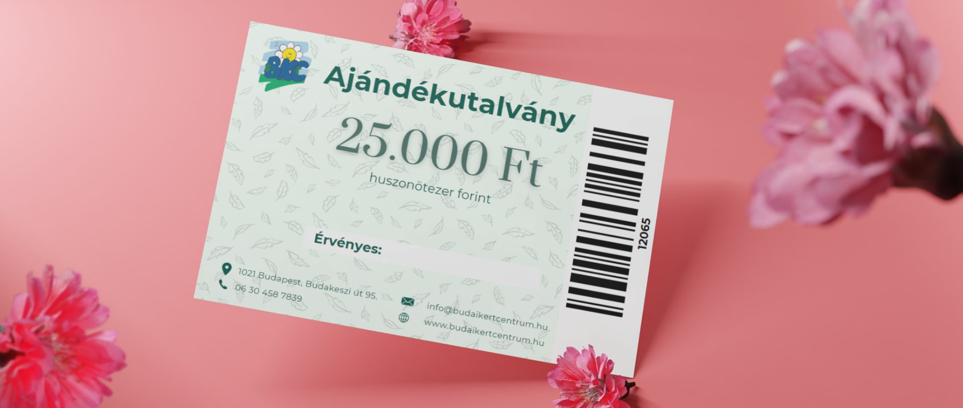 A vásárlási utalvány kreatív ajándékötlet kertbarátoknak
